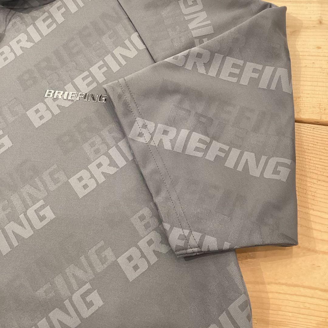 新品　BRIEFING MS SHADOW LOGO JQ HIGHNECK L