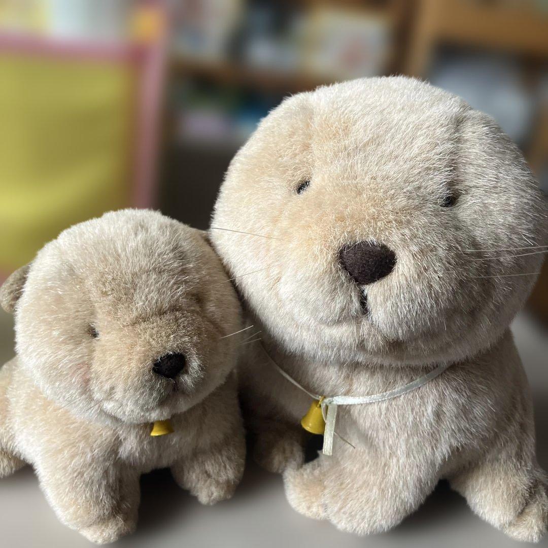 ころわん　大小　おやこ？ぬいぐるみレトロ　希少