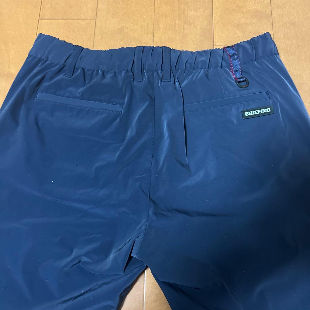 ブリーフィング パンツ ネイビー ストレッチ ウエスト調整紐 メンズ M