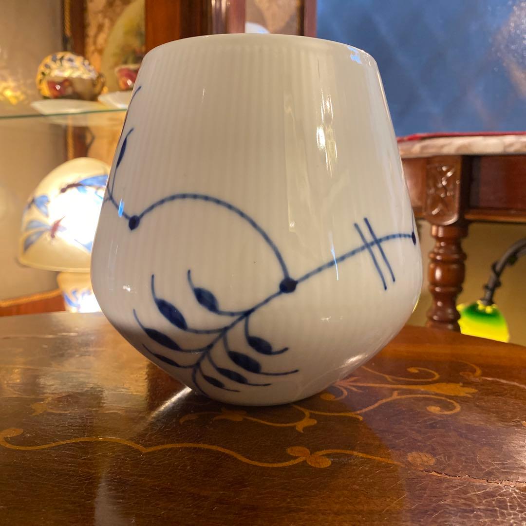 BURI　ロイヤルコペンハーゲン　ブルーパルメット　花瓶　ベース　フラワー