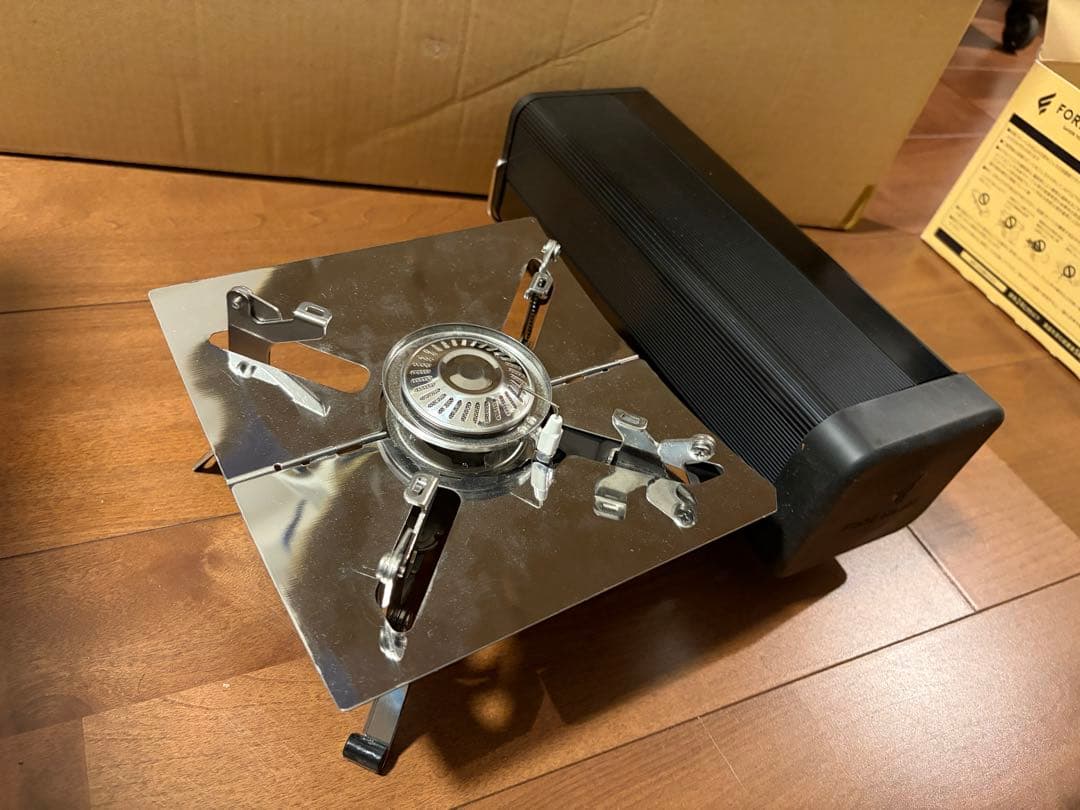 FORE WINDS FOLDING CAMP STOVE ブラック