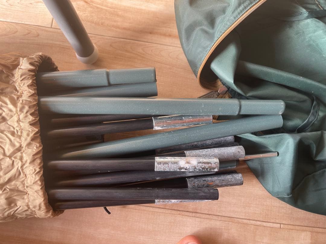Coleman テント収納バッグとポールセット
