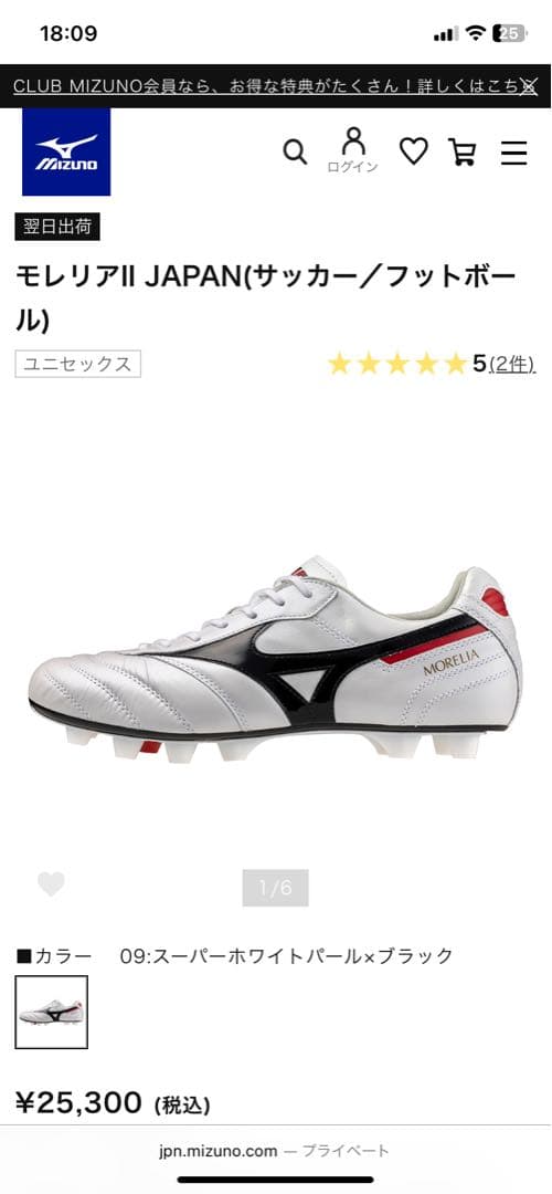 モレリアII JAPAN(サッカー／フットボール) モレリア2
