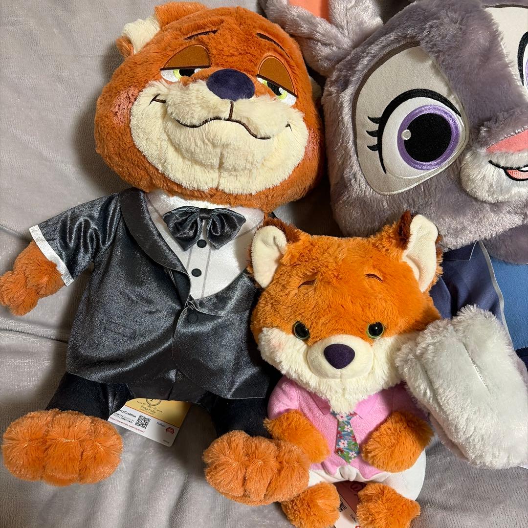 新品★ズートピア　ぬいぐるみセット　ジュディ　ニック　ビッグぬいぐるみ