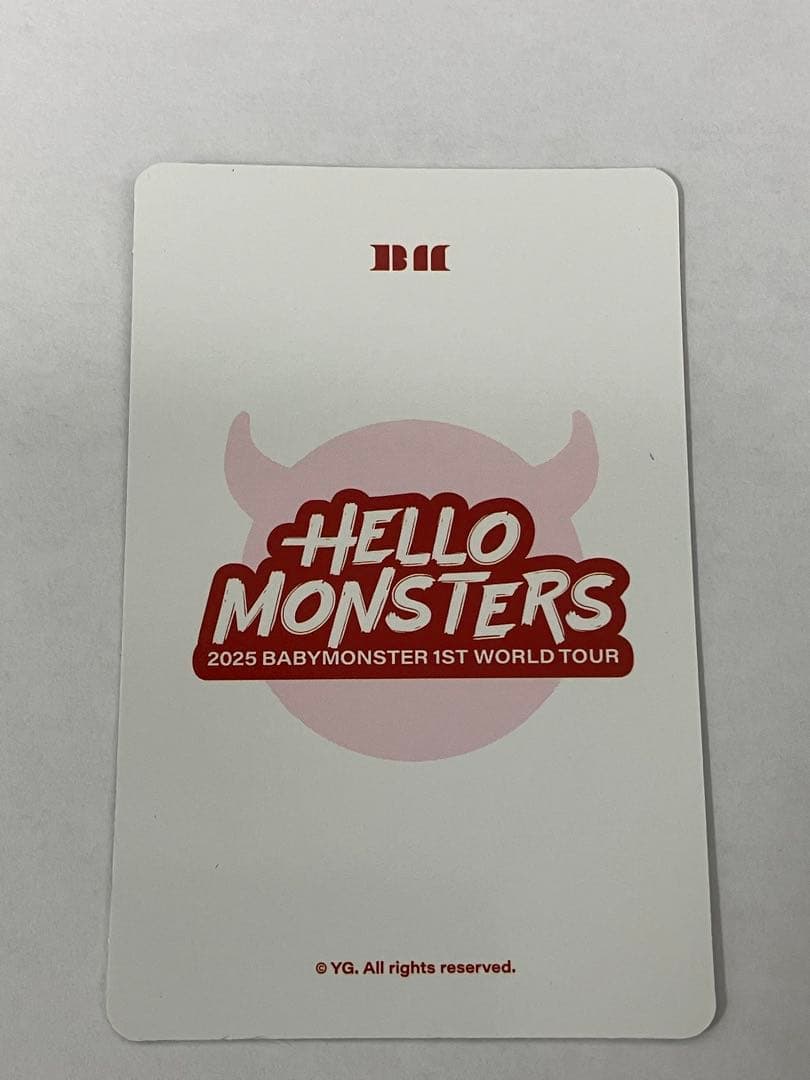 BABYMONSTER ベビモン ソウルコン キーリング 封入 トレカ アヒョン