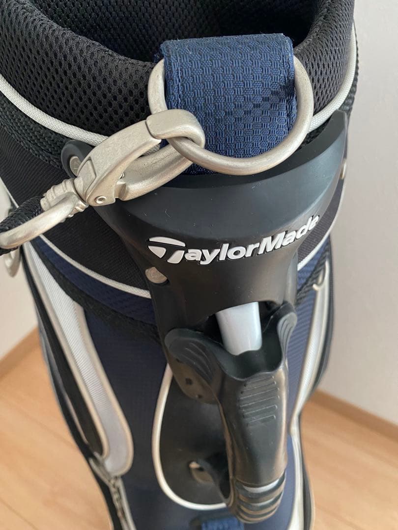 【美品】TaylorMade テーラーメイド キャディバッグ ネイビー　ゴルフ