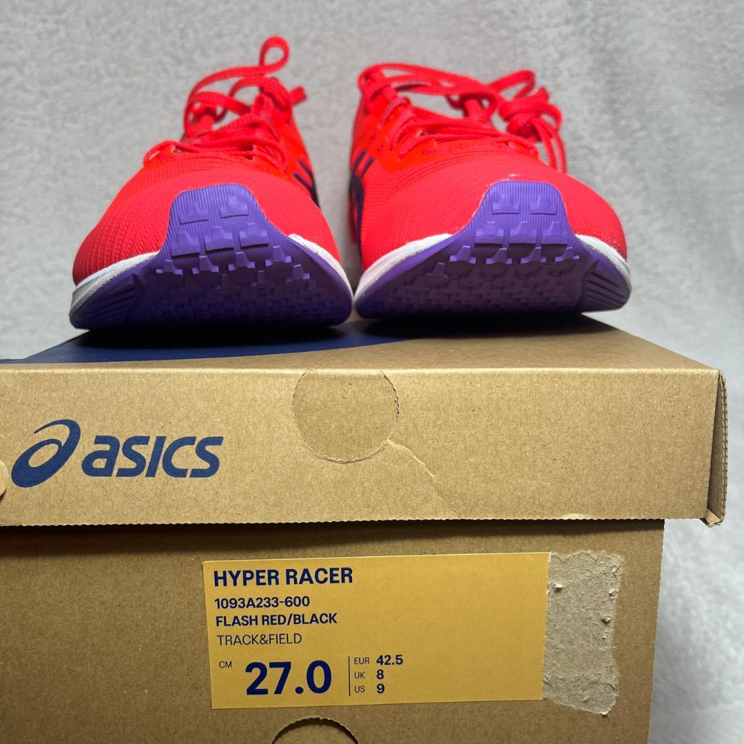 HYPER RACER イエロー/ブラック 27.5cm flashred 新品