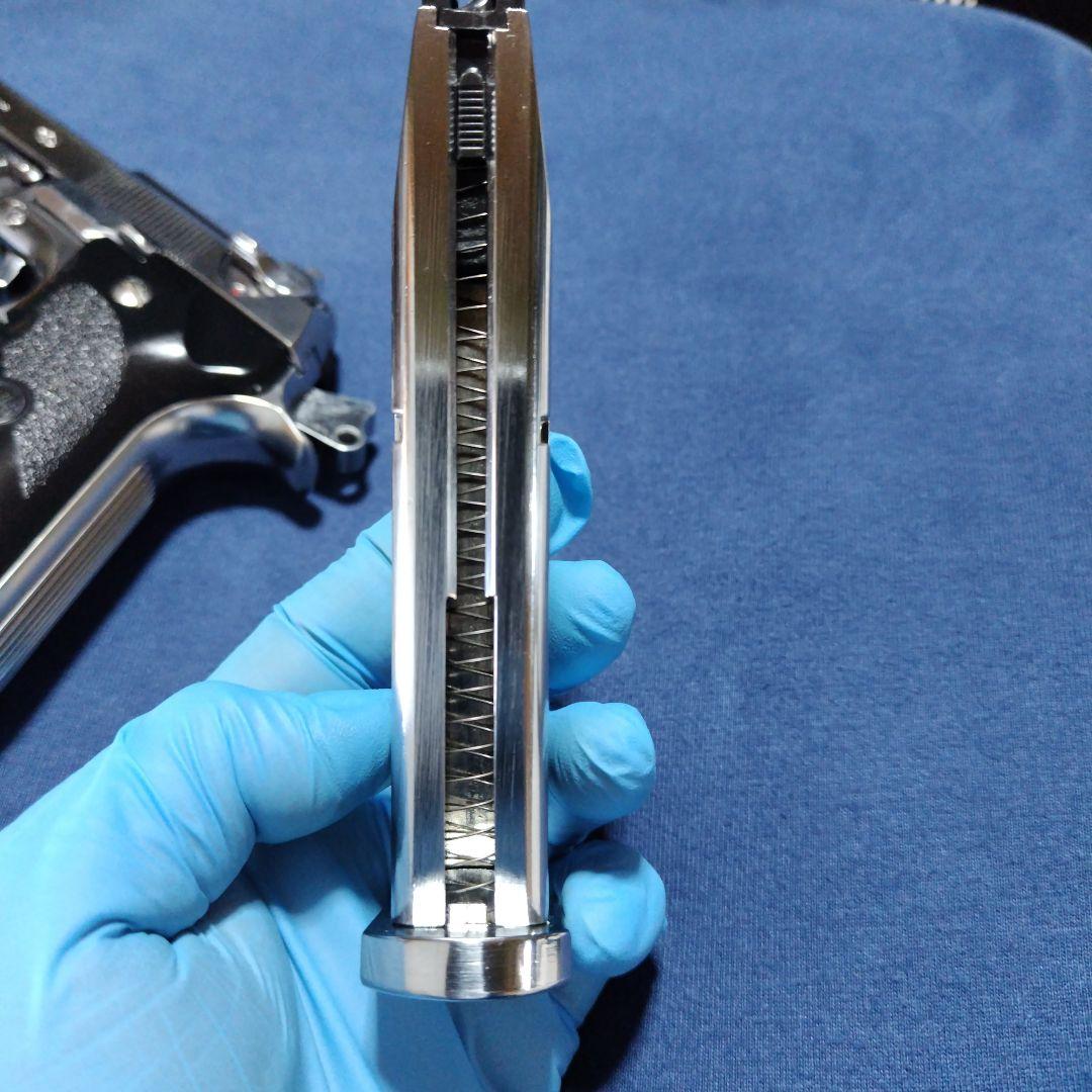 東京マルイM92F　ガスブローバック　クロームステンレスシルバー中古　ベレッタ