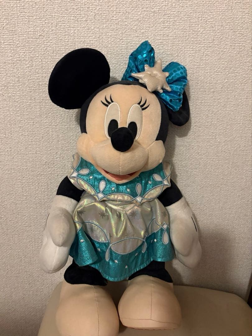 ミニー　ぬいぐるみ大　ディズニークリスマスファンタジー2005