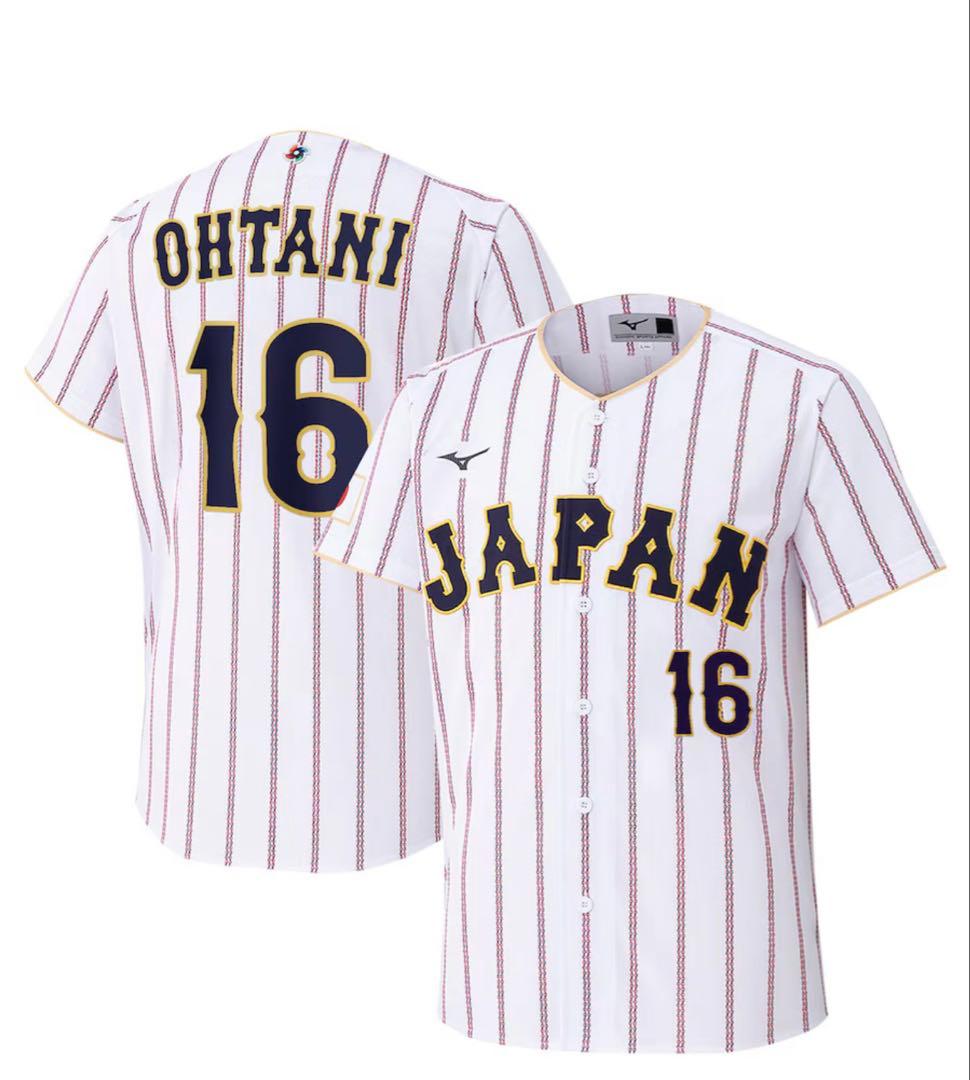 【新品未開封】WBC 2026 公式　大谷翔平 ユニフォーム L ミズノ