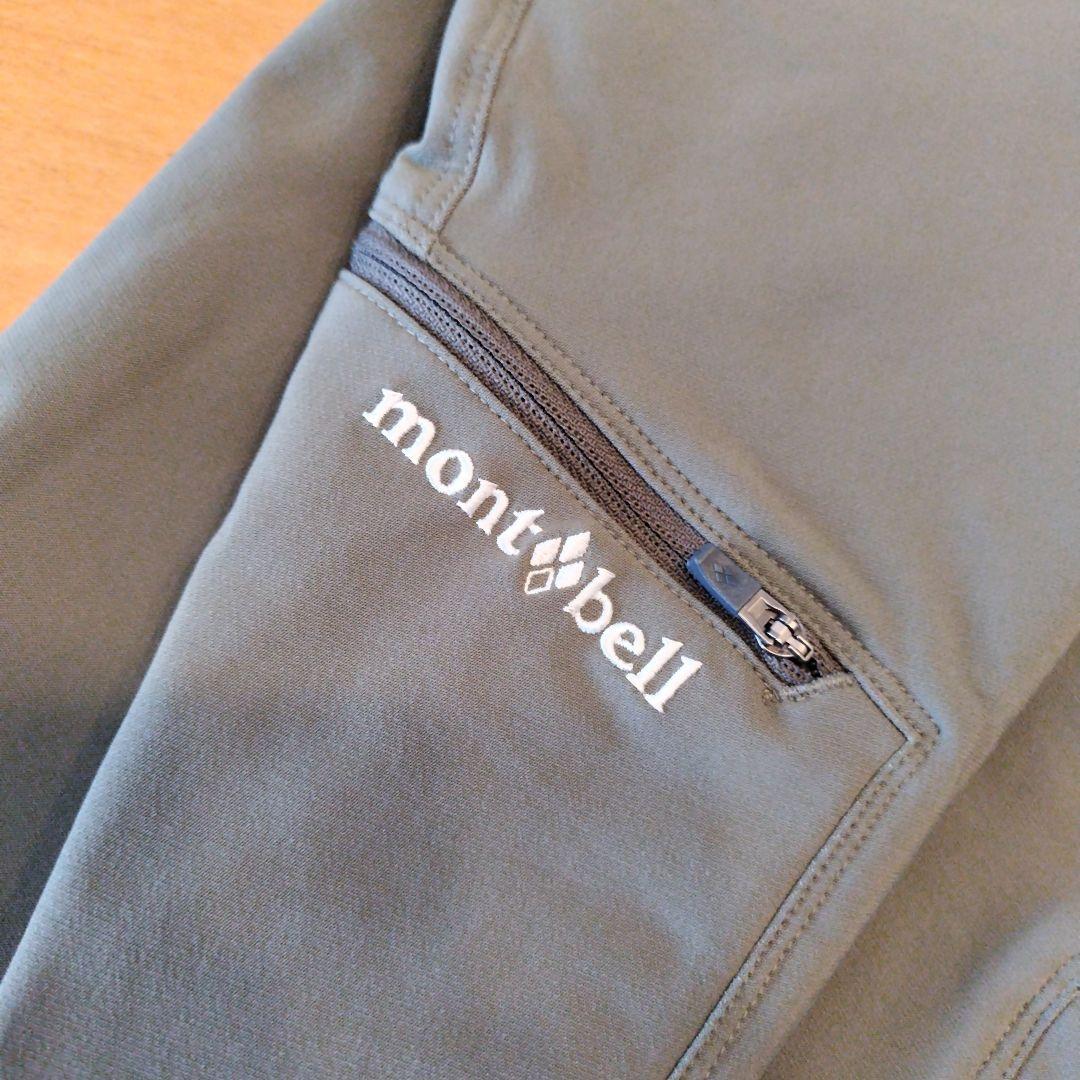 美品！montbell ペダリングパンツ L カーキ