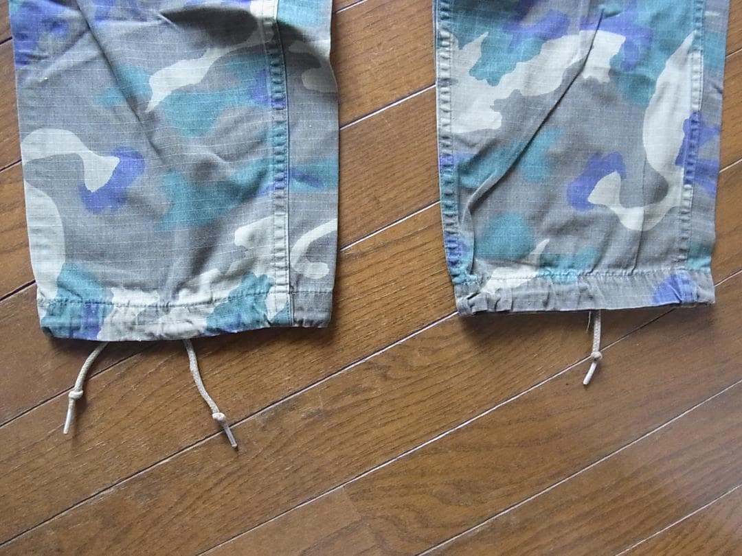 米軍のヴェトナム迷彩EDOLパンツ　S