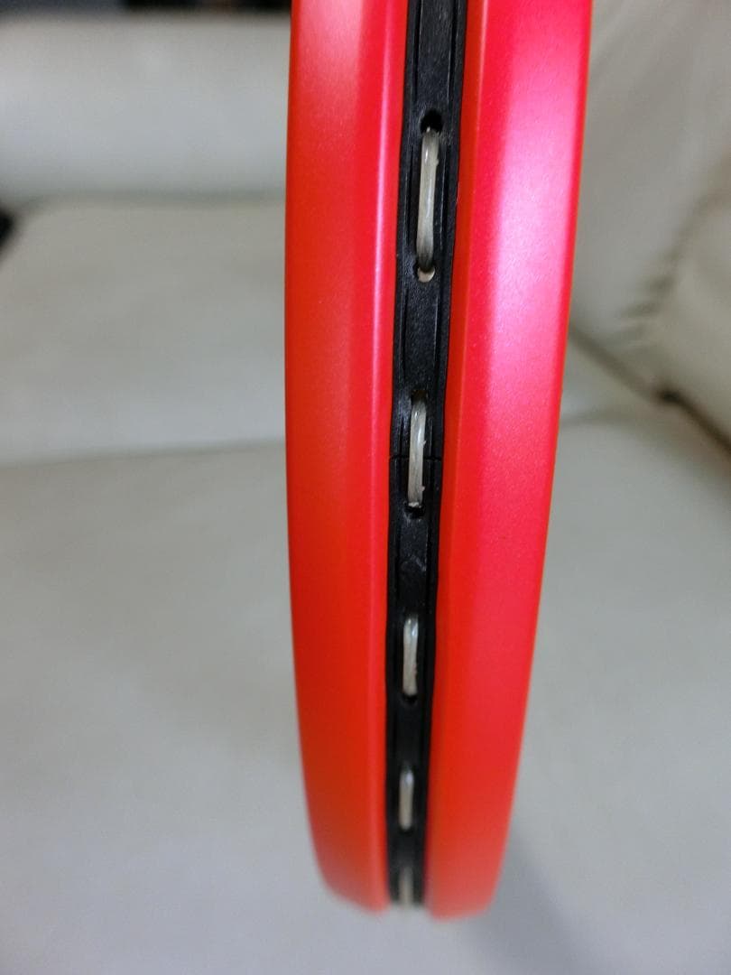 【美品】名器　YONEX NANOFORCE 8V 　赤/黒　　ガムブースト