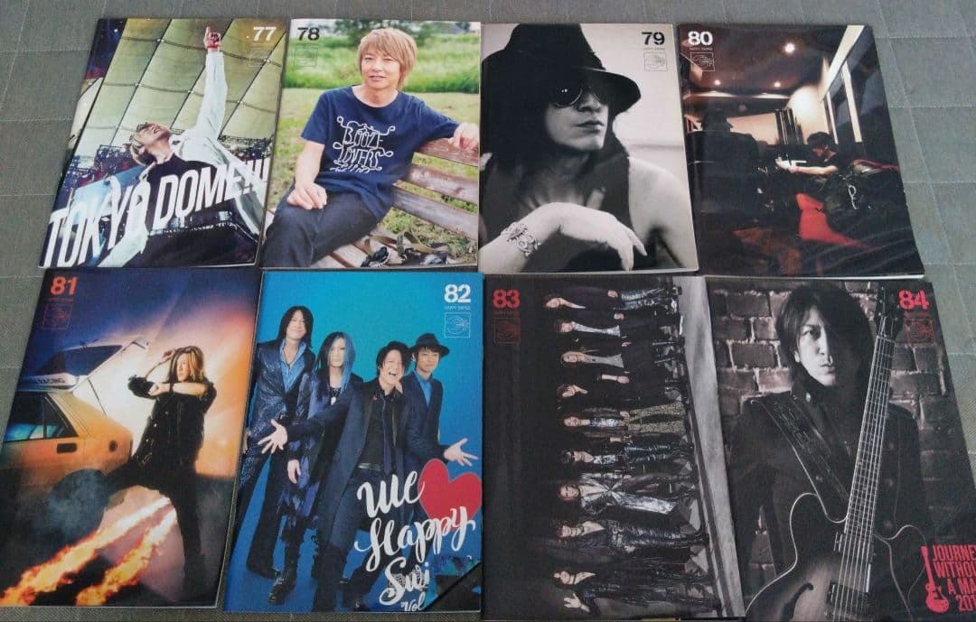 GLAY 会報VOL69〜100とグレニチHAPPY TIMES VOL1〜4