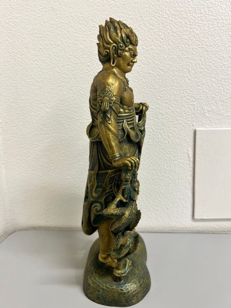 伊瑳美團十郎　仏師銘版 不動明王