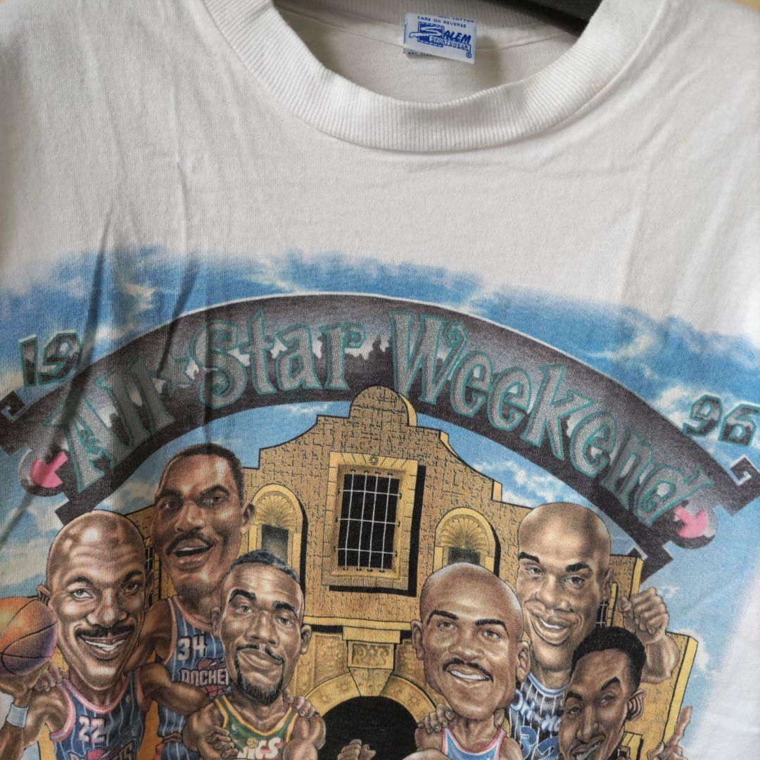 処分価格ヴィンテージNBAオールスター1996マイケルジョーダン 他選手似顔絵