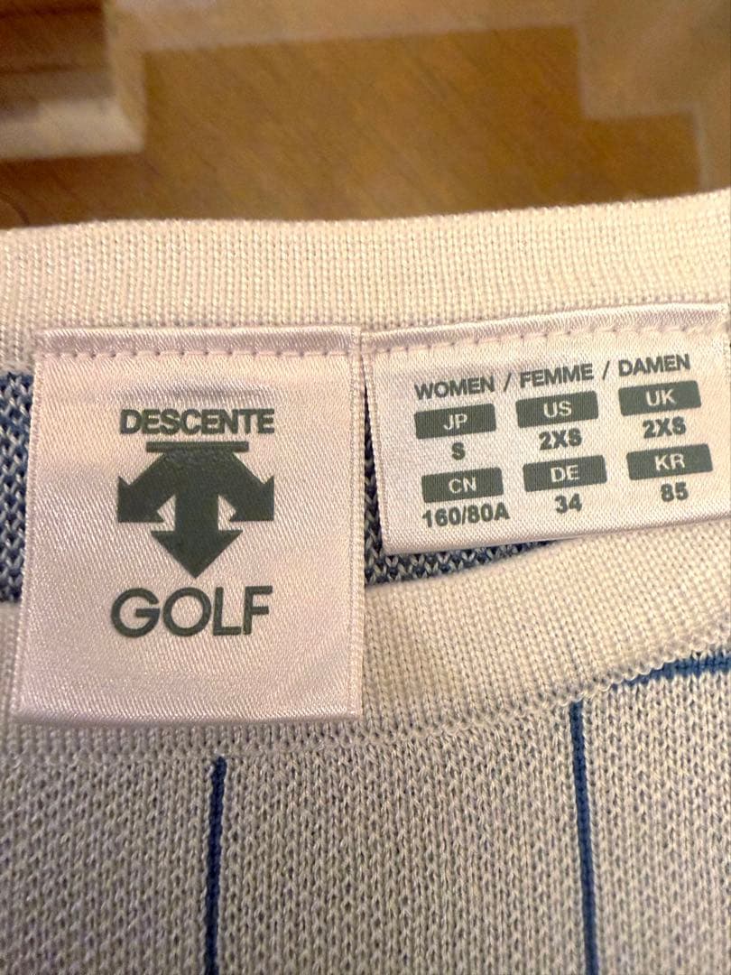 DESCENTE GOLF チェック柄セットアップ　S