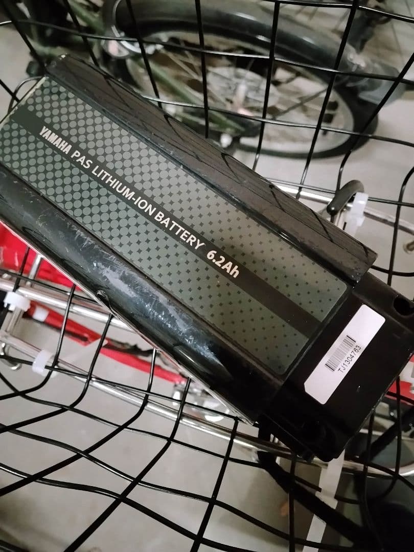 YAMAHA PAS 赤色低床フレームの電動アシスト自転車 ローギアに難あり