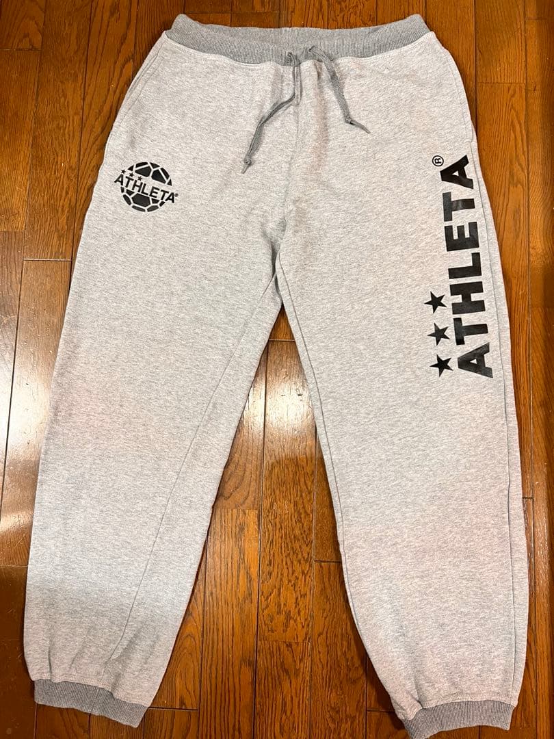 ATHLETA フード付きスウェット グレー Oサイズ