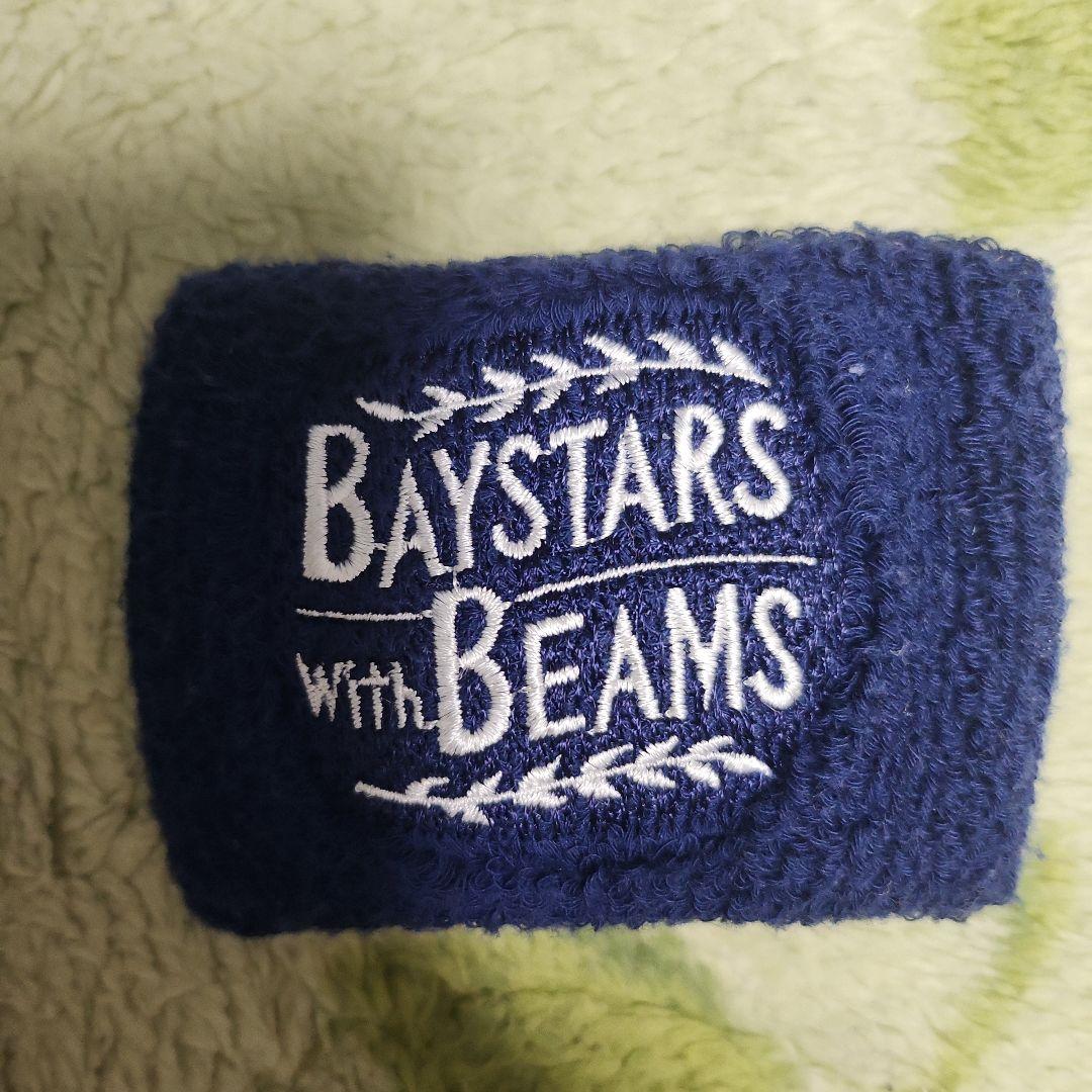 BAYSTARS with BEAMS ネイビー リストバンド