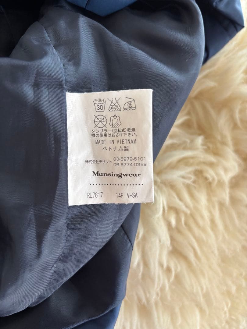 Munsingwear ネイビー ノースリーブワンピース 14F