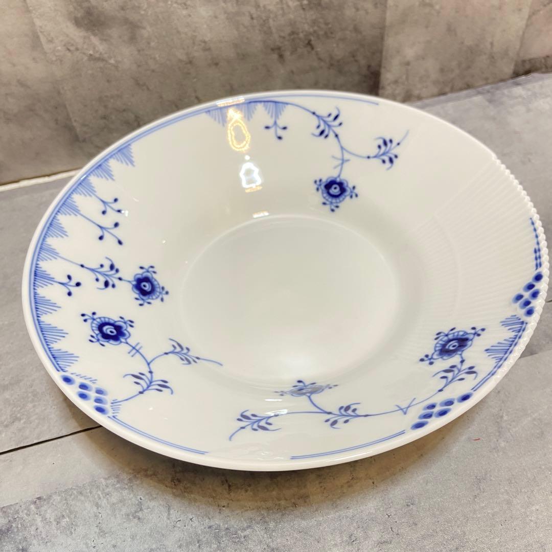 未使用⭐️ロイヤルコペンハーゲン　ブルーエレメンツ　ディーププレート　25cm