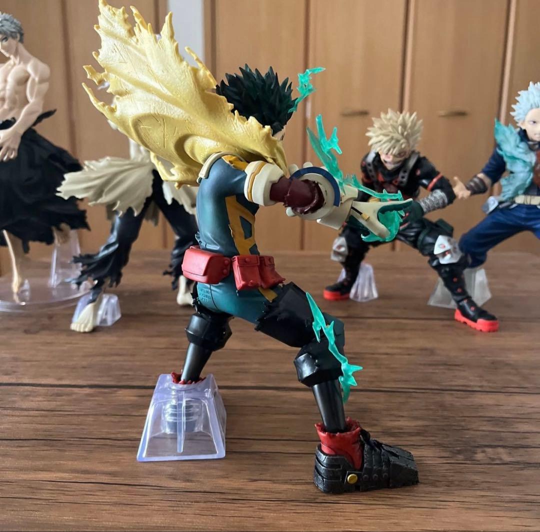 一番くじ ヒロアカ 緑谷 爆豪 轟 死柄木 オールフォーワン フィギュアセット