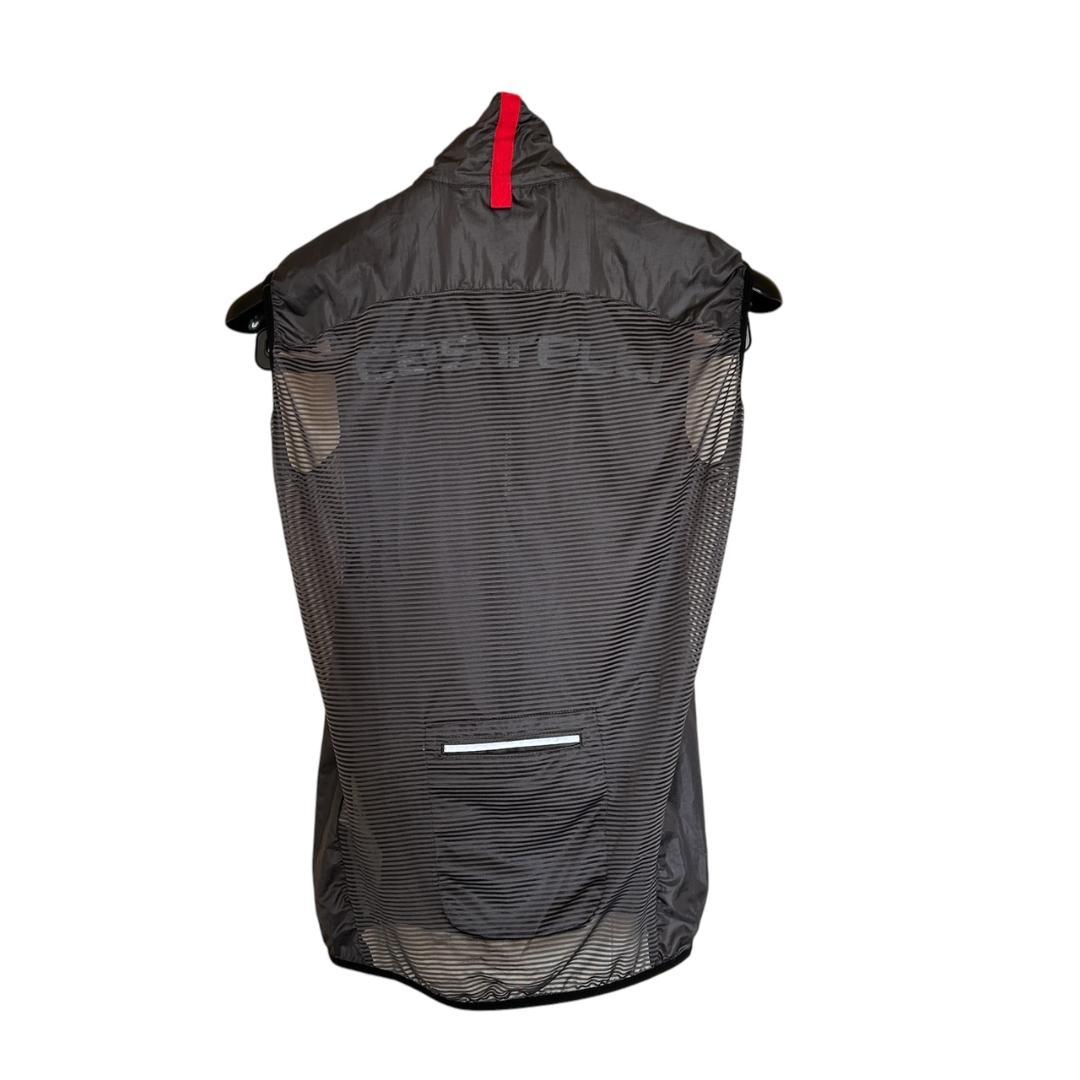 Castelli ウィンドジレ　ARIA VEST XS ダークグレー