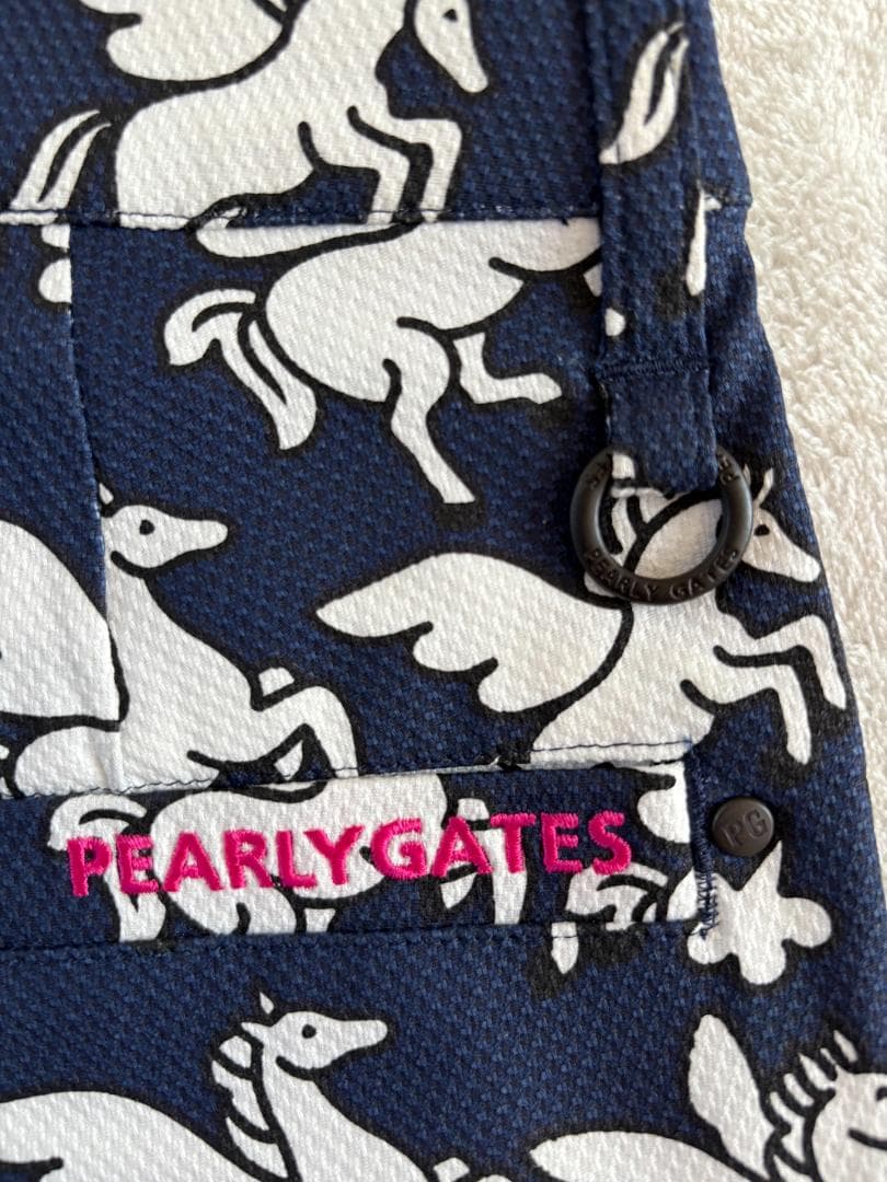 【未使用】PEARLY GATES レディース ペガサス柄 パンツ サイズ0