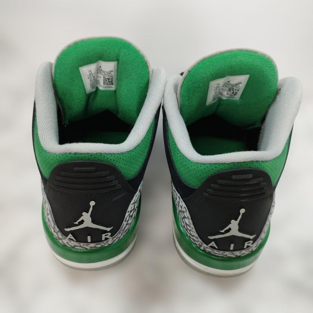 Air Jordan 3 ブラック/グリーン