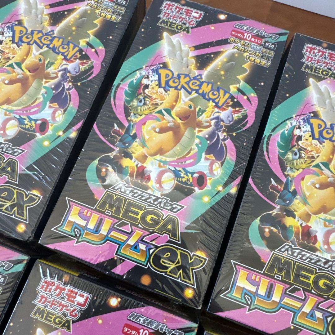 ポケモンカード⭐︎メガドリームex6BOXシュリンク付き新品未開封