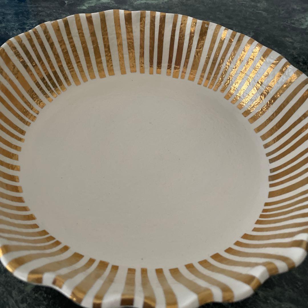 ヴィンテージ金箔　鉢　陶器