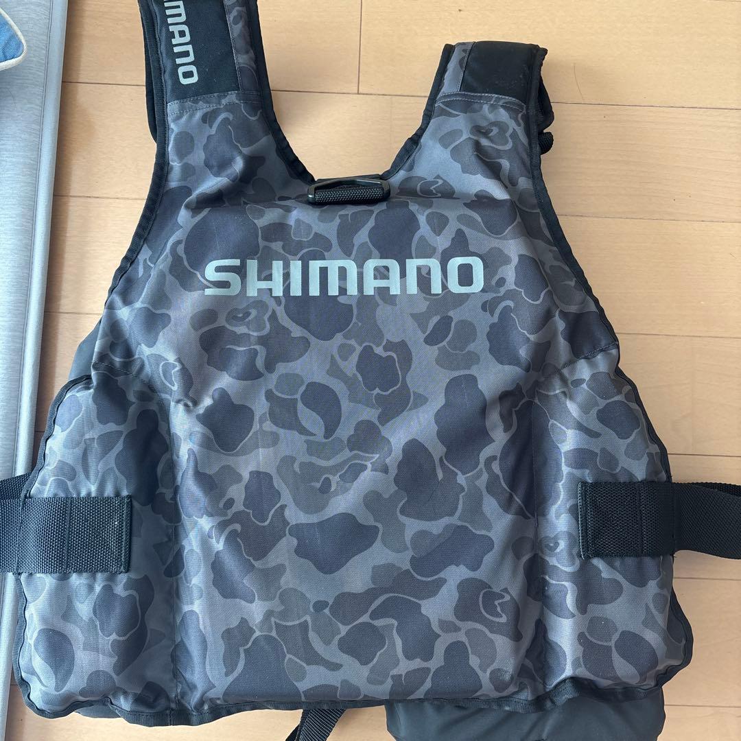 SHIMANO フィッシング用ライフジャケット カモフラージュ