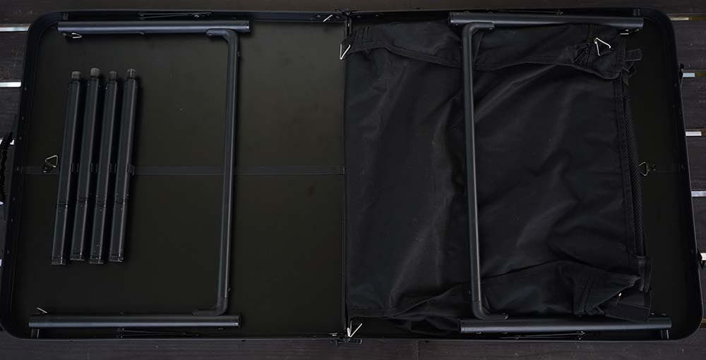 【入手困難】VASTLAND アウトドアテーブル ブラック 120cm×60cm
