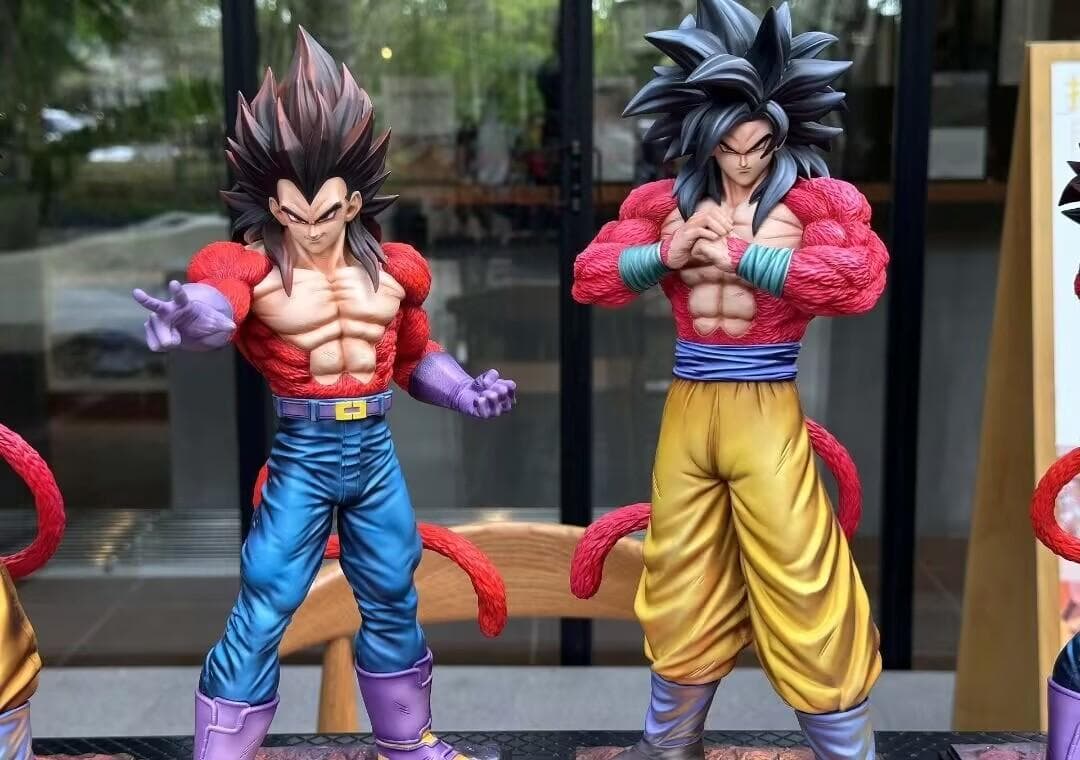 ドラゴンボール　孫悟空　ベジータ　スーパーサイヤ人4　ガレージキット　フィギュア