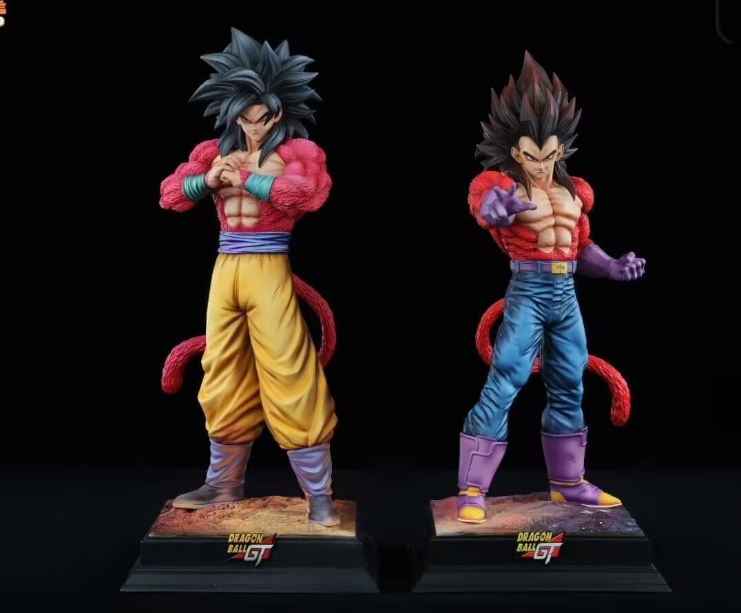 ドラゴンボール　孫悟空　ベジータ　スーパーサイヤ人4　ガレージキット　フィギュア