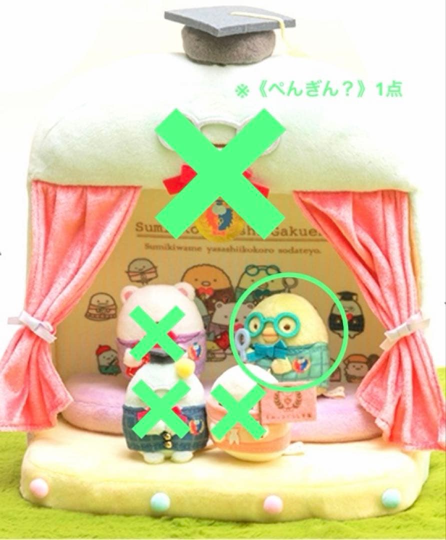 【限定品】＊すみっコぐらし　てのりぬいぐるみ　受注（ぺんぎん？）1点