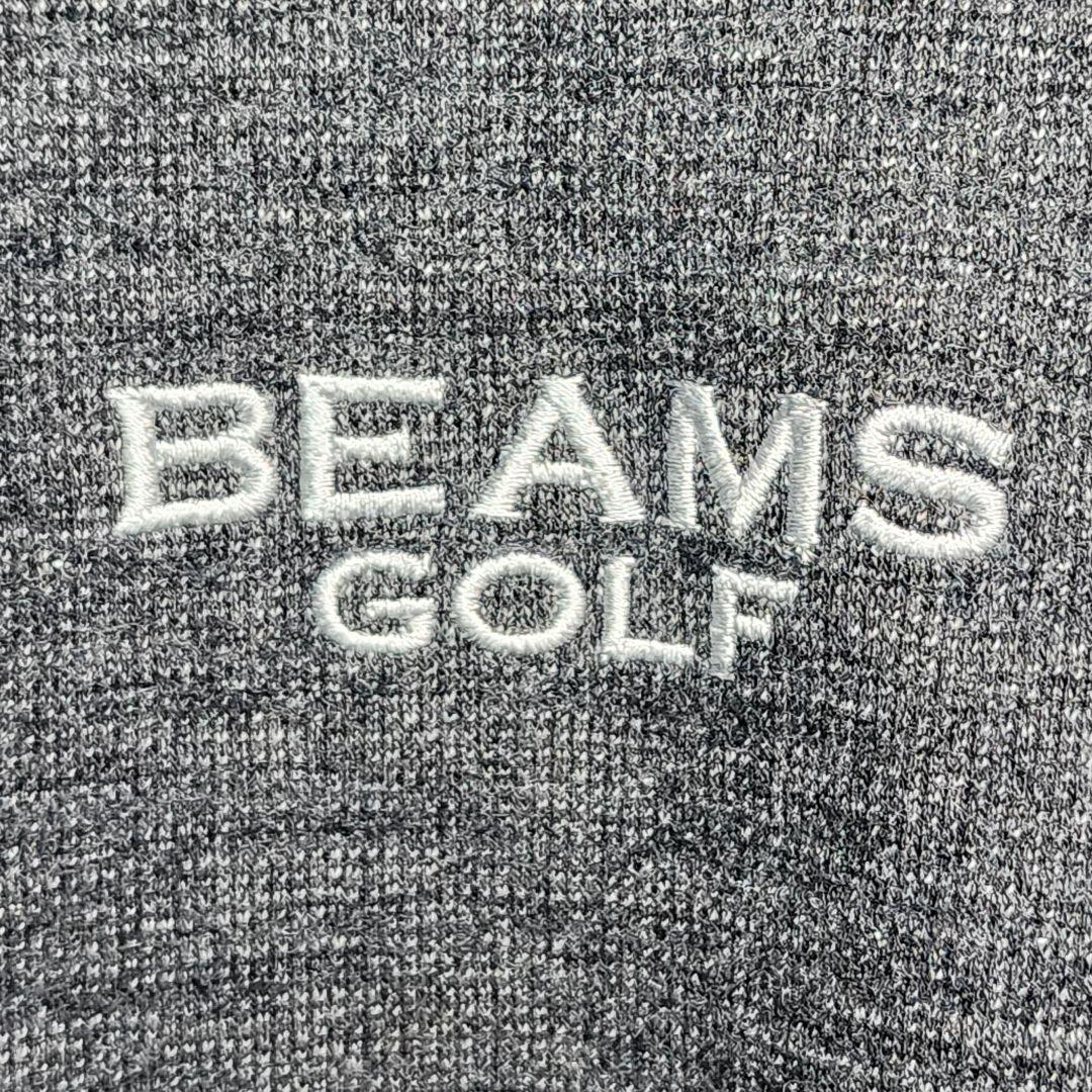 【良品】ビームスゴルフ BEAMS GOLF 長袖ニットモックネックシャツ L