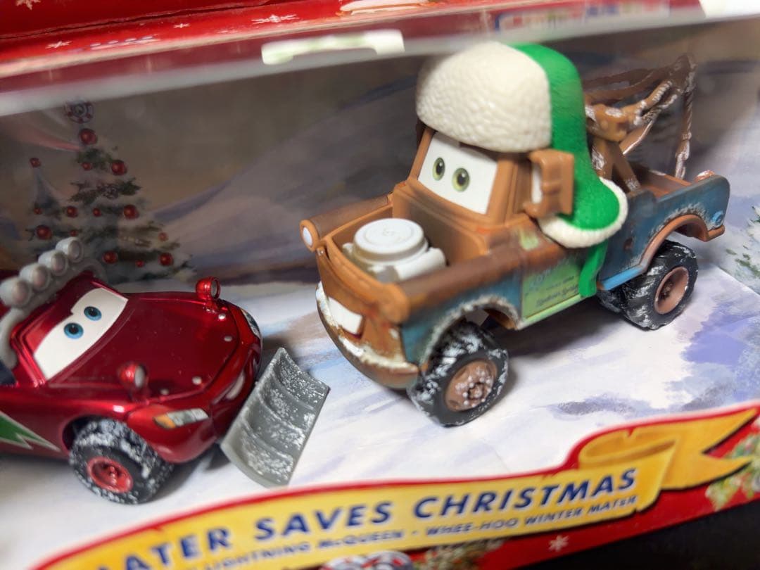 レア！Mater Saves Christmas ミニカーセット