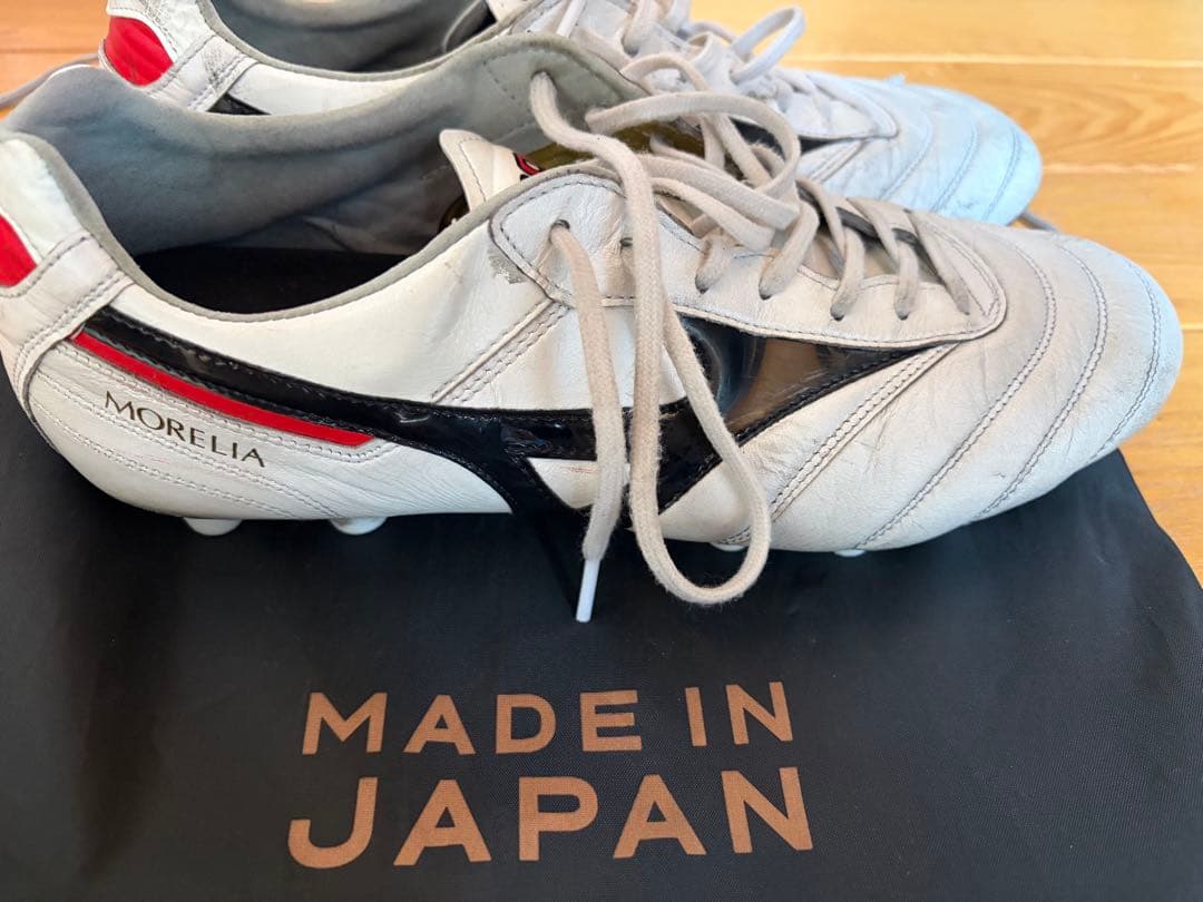 Mizuno Morelia 2 JAPAN ホワイト(シューケース付き)