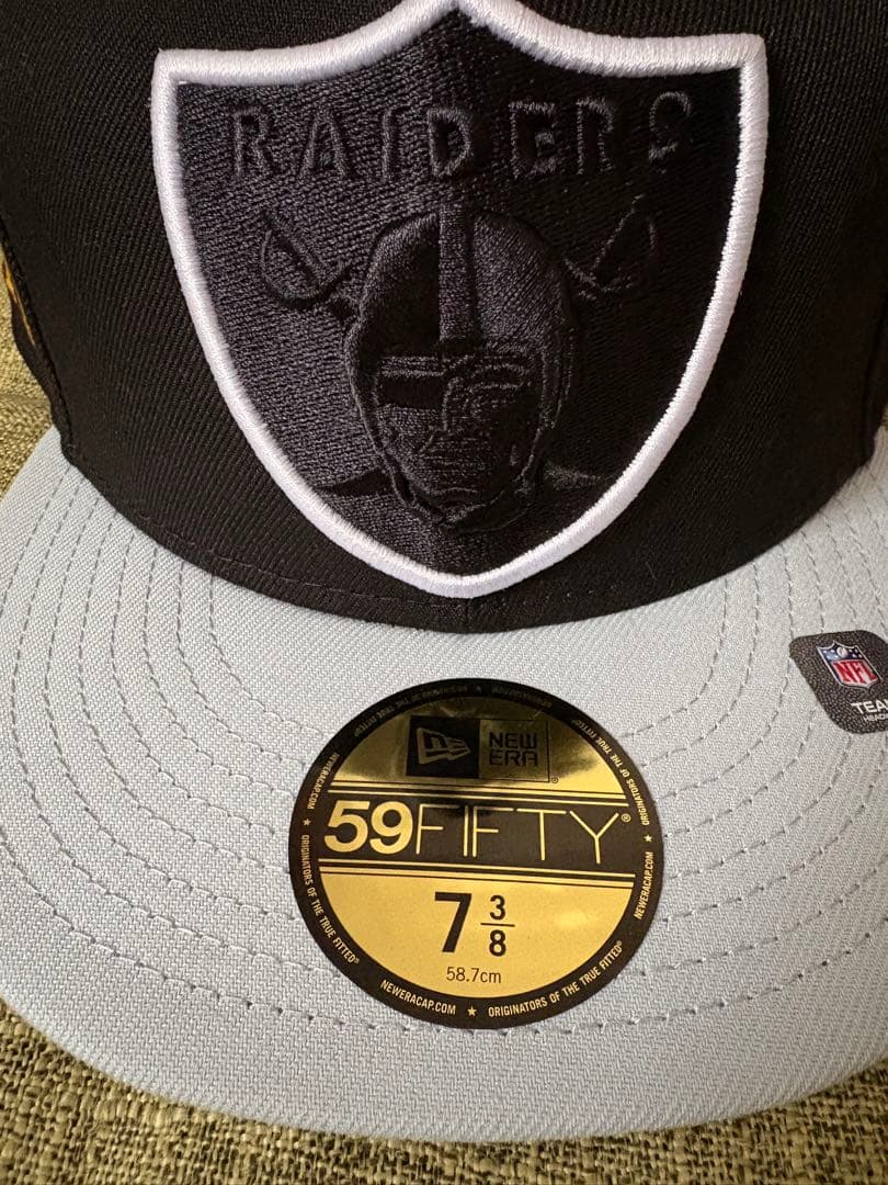 新品　RAIDERS ブラック ソックス&キャップセット