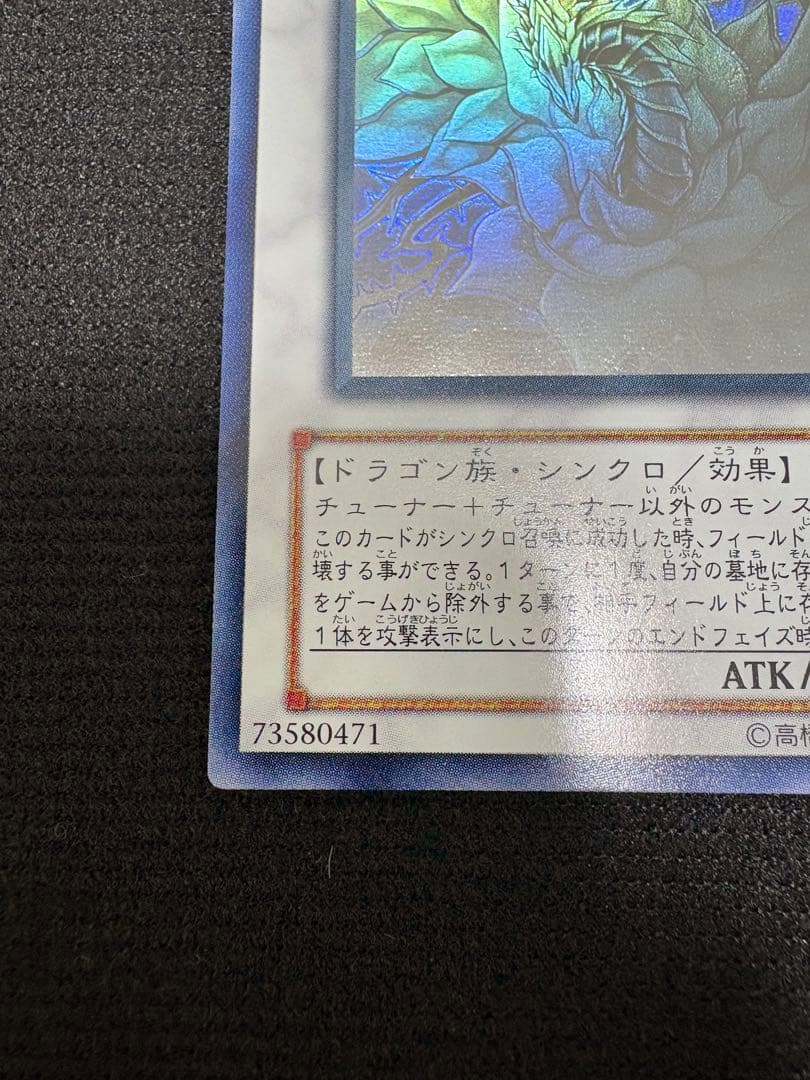 ブラックローズドラゴン　ホロ