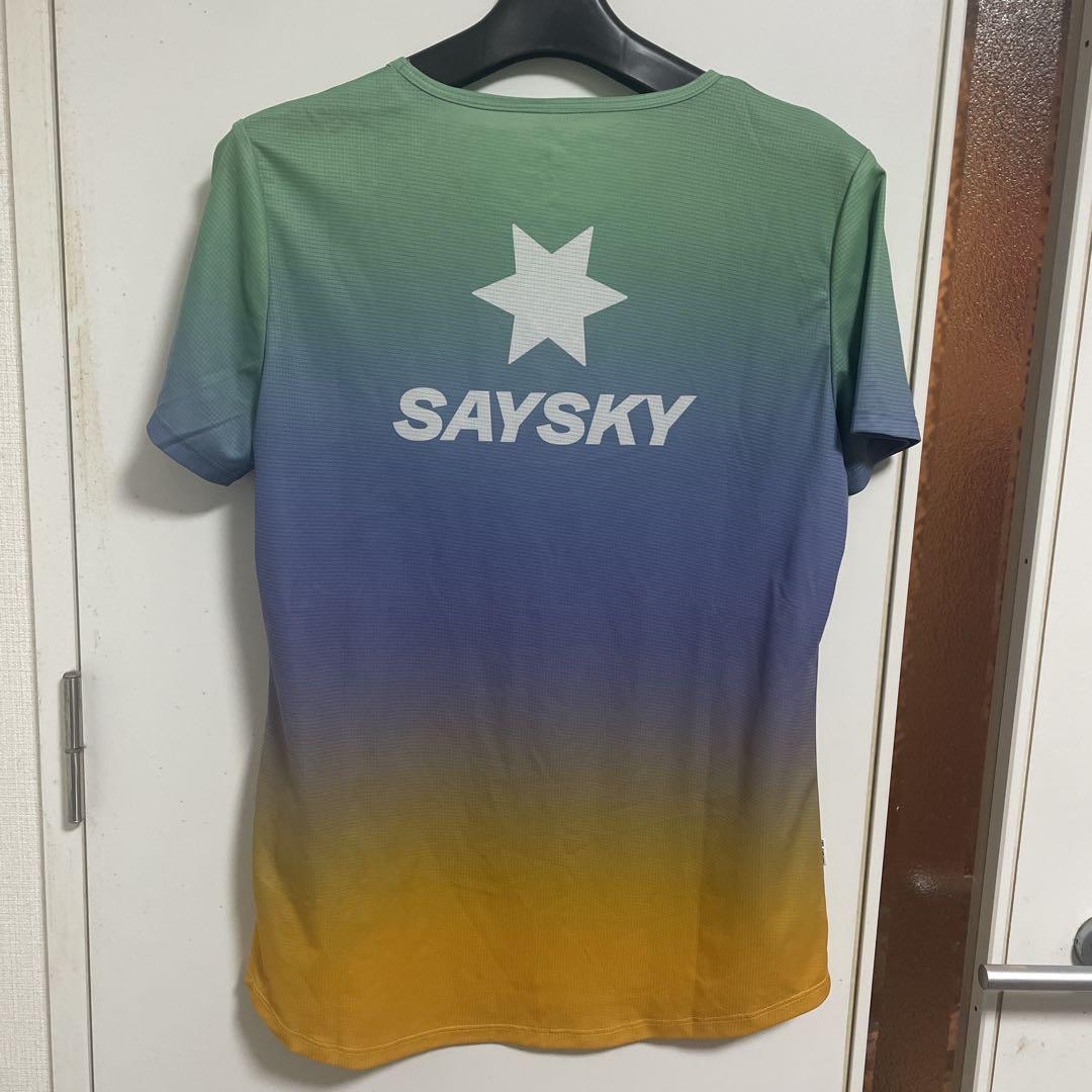 saysky グラデーションTシャツ　Sサイズ　ランニング