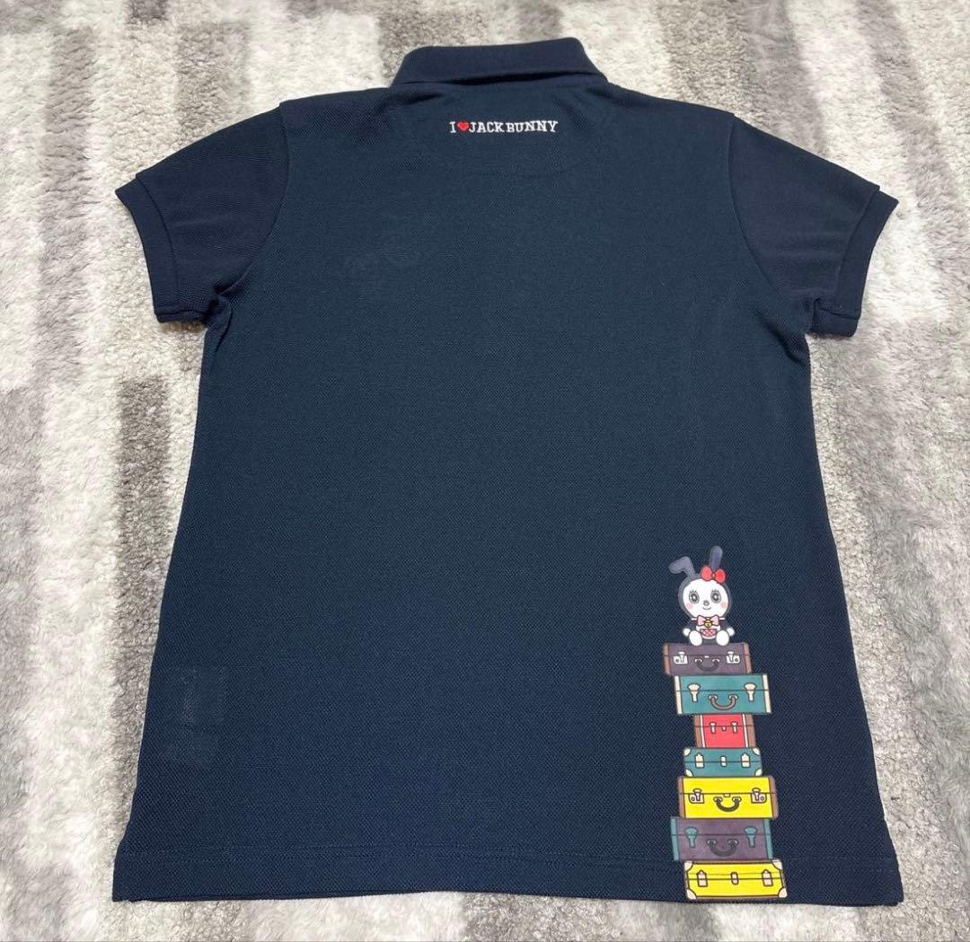 ジャックバニー×ドラえもん×ドラミちゃんコラボ　半袖ゴルフシャツ　0 (S相当)