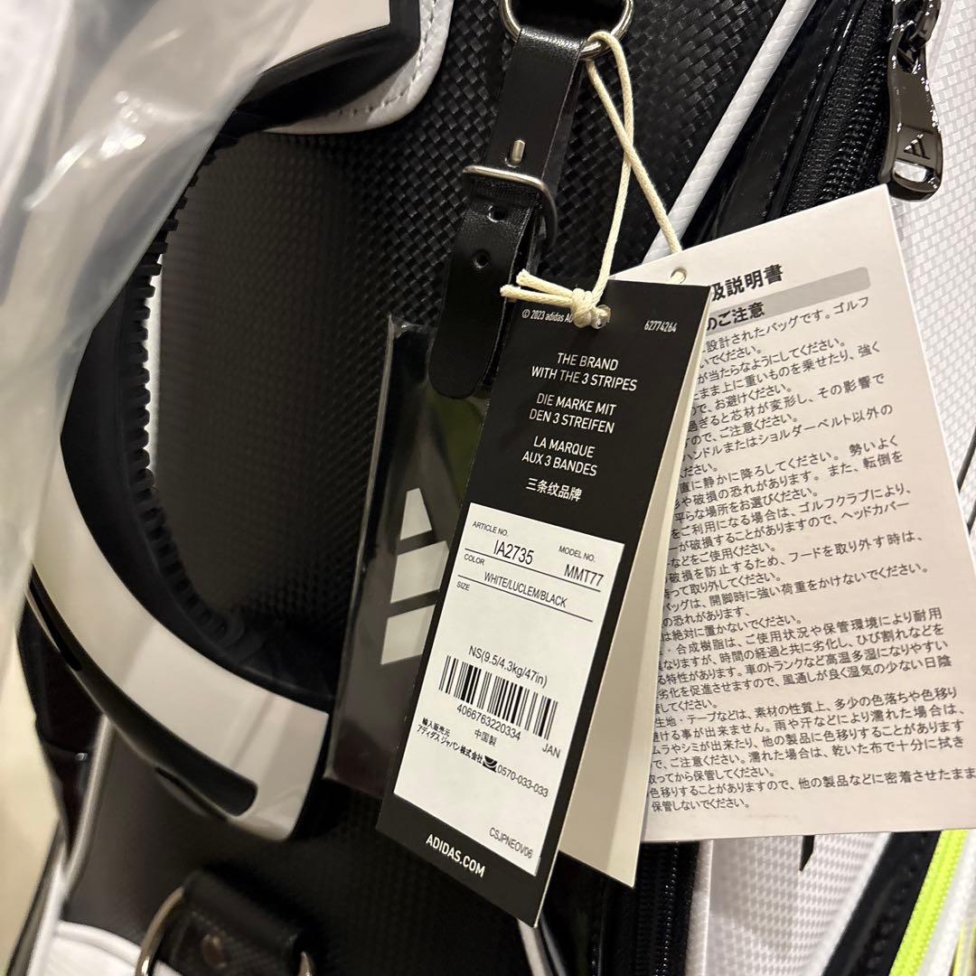 t*a様 新品　アディダス　スリーバー ダイナミック キャディバッグ　9.5型