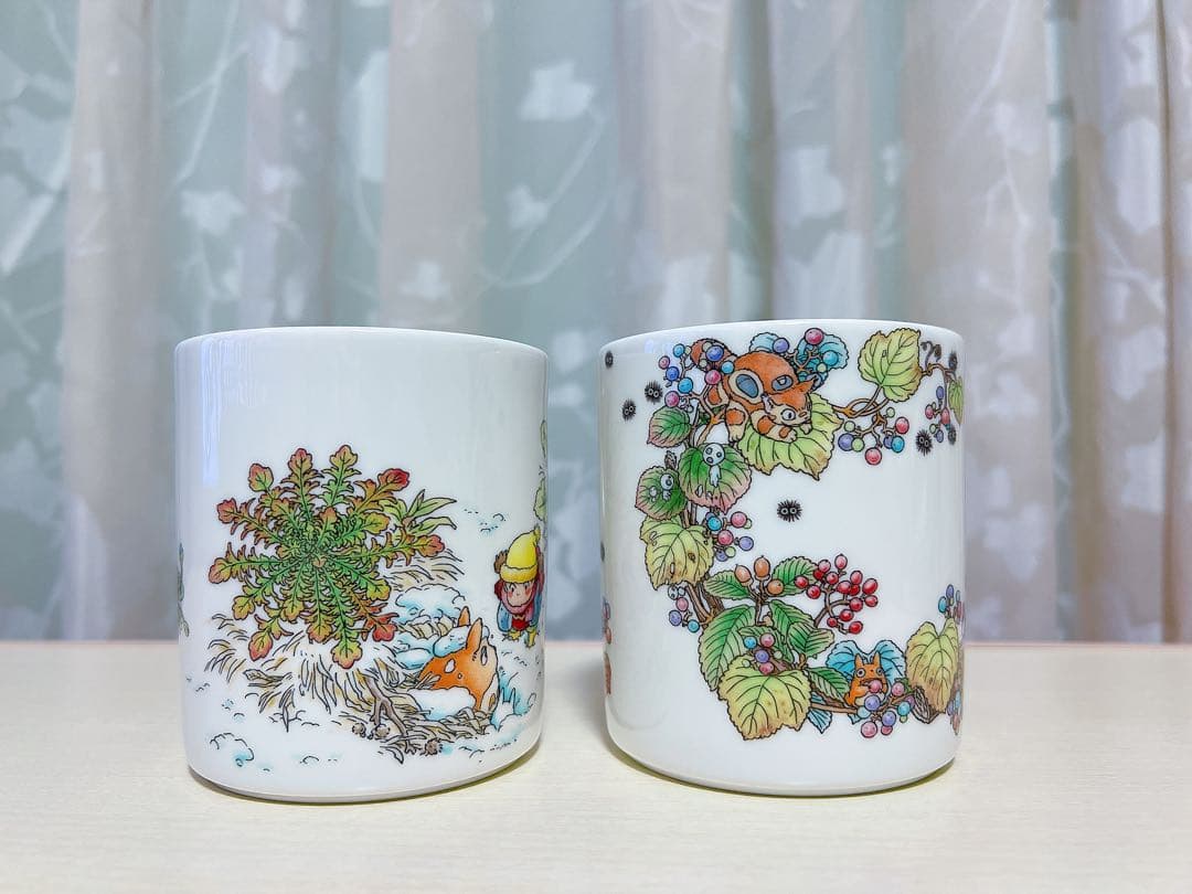 mkノリタケ トトロ おおいぬのふぐり がまずみ マグカップ 2個セット