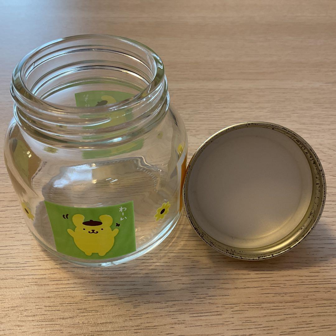 ポムポムプリン　マスコット瓶　小物入れ