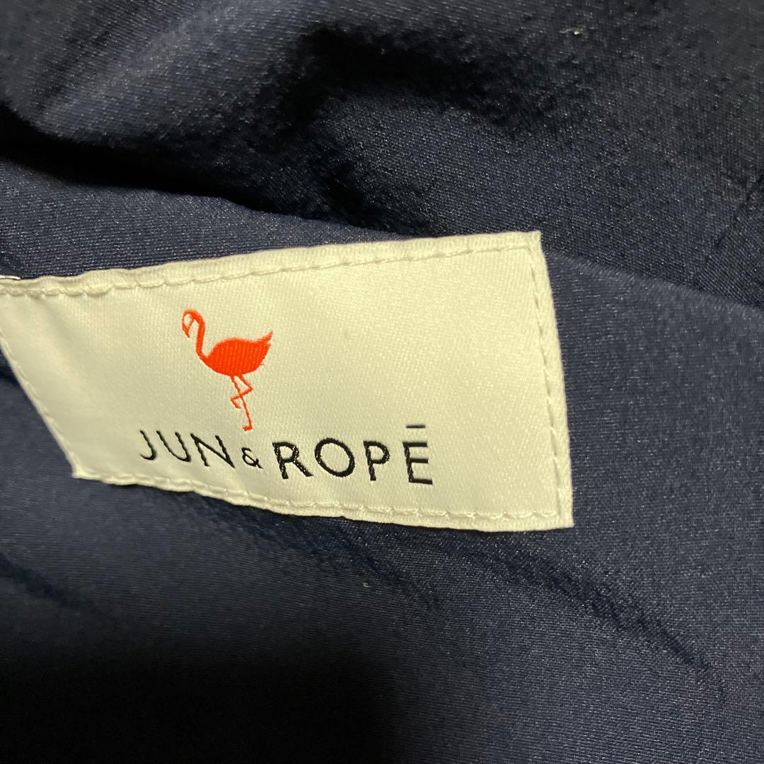 美品JUN&ROPE ネイビー フードジャケット