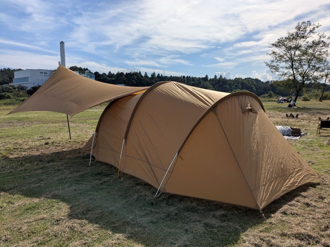 【美品】イグニオ　トンネルツールームテント+タープ　おまけあり　IGNIO