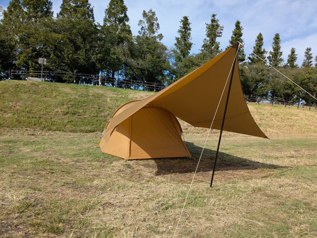 【美品】イグニオ　トンネルツールームテント+タープ　おまけあり　IGNIO